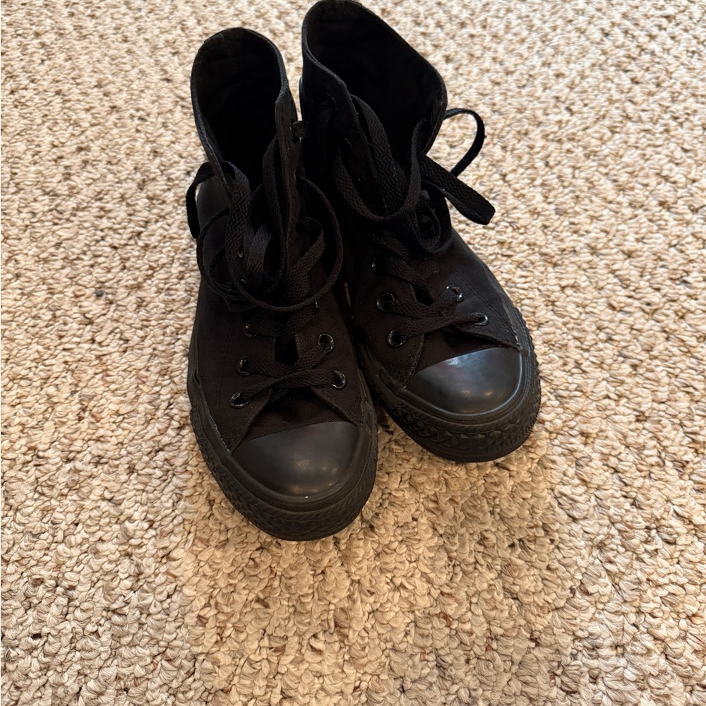 Converse Kids Black High-Top Sneakers